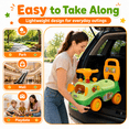 thumbnail image 3 of JoyStone Ride On Push Car for Toddlers, Push Walker Ride On Car with Lights, Music and Horn, Under Seat Storage, Push Car for Boys Girls, Green, Bear, 3 of 9