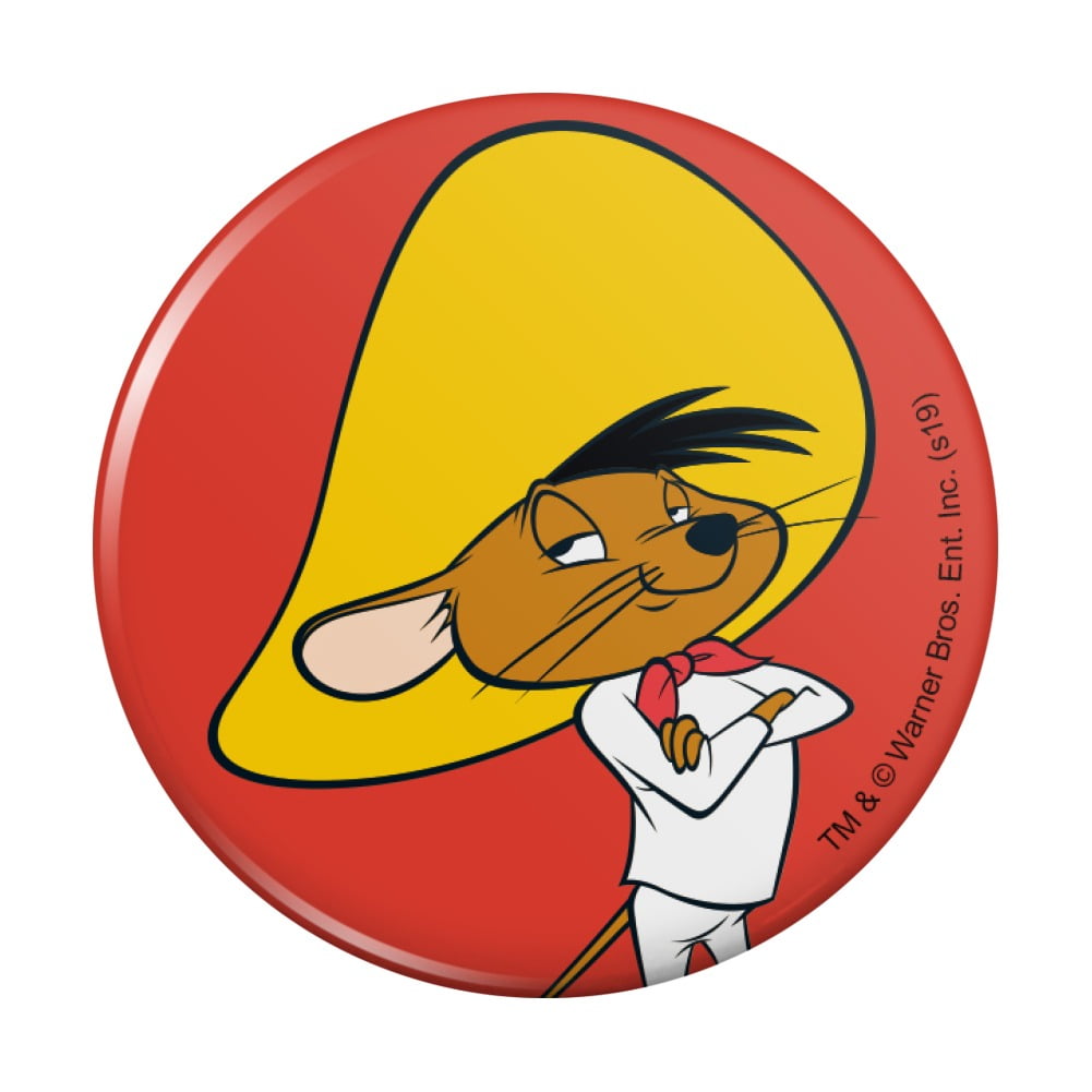 Looney Tunes Speedy Gonzales Pinback Button Pin