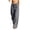 04-Gray, variant on Women Linen Palazzo Pants Drawstring High Waist Wide Leg Flowy Trousers With Pockets Summer Beach Pants