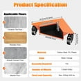 thumbnail image 3 of 4Pcs 1409 lbs Load Furniture Dolly Desk Cabinet Corner Mover Moving Carrier Roller, 3 of 10
