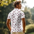 thumbnail image 4 of Camiseta de golf Gdewcro USA Doodle Funny para hombre de manga corta, 4 of 6