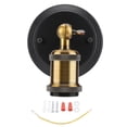 thumbnail image 1 of East buy Lámpara de Pared de Hierro - E27 Vintage Country Style Black Simple Lámpara de Pared de Hierro Sconce Light 90-250V, 1 of 11
