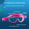 thumbnail image 4 of Diseño antivaho para niños y niñas, perfecto para aventuras de natación seguras Gafas de natación para niños con protección UV, 4 of 7
