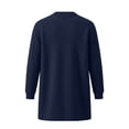 thumbnail image 6 of Mens Button Down Long Cardigan Coat Loose Fit Open Front Casual Vintage Fleece Thermal Knit Sweater with Deep Pockets, 6 of 7