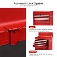thumbnail image 3 of 6-Drawers Rolling Tool Chest Cabinet High Capacity Tool Storage Cabinet with Wheels and Locking System, Removable Toolbox Organizer with Sliding Drawers(6 Drawers - Red), 3 of 9
