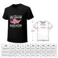 thumbnail image 2 of Support The Country You Live In Hip-hop Men's Cotton Short Sleeve HD Print Tee for Casual T-Shirt Crew Neck Top Black XL, 2 of 7