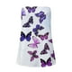 thumbnail image 3 of Playeras,Blusas y Tops,Ropa para Mujer Damas Camisetas Mujeres Pringting sin tirantes Bandeau Tank Casual sin mangas verano vacaciones suelta vacaciones Top camisa blusa mujeres Top (Purple, M), 3 of 5