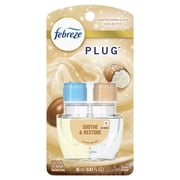 Febreze Plug Refill Odor-Fighting Air Freshener Soothe & Restore Scent, 1 Count, 0.87 fl oz