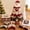 Santa, variant on DIY Quilted Santa Christmas Tree Kit, Fabric Patchwork Set, Handmade | Holiday Tabletop Decor, Layered Ornament, Sewing Craft for Adults, Snowman Tree, Charming Quilting Gift(Candy Star)