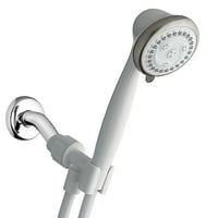 Waterpik 6-Mode EcoFlow Hand Held Shower Head, White, 1.8 GPM EFN-651E