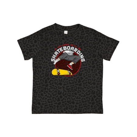 

Inktastic Skateboarding Gift for Skater Gift Toddler Boy Girl T-Shirt