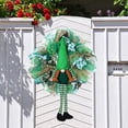 thumbnail image 5 of Hvmvliv Irish Festival Wreath Door Hanging, St. Patrick's Day Wreath Decoration for Home, Party Props & Gift Green, 5 of 7