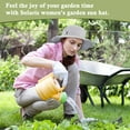 thumbnail image 7 of Tirrinia Summer Sun Hat, UPF 50+ Protection, Foldable Bucket Hat Breathable Wide Brim, Beach Hiking Fishing Safari Outdoor Play Adjustable Drawstring Hat for Child Kid 5-15 Years Old Boys Girls, 7 of 7