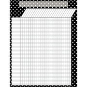 Teacher Created Resources 7604 Black Polka Dots Incentive Chart