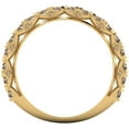thumbnail image 5 of 3.13 ctw Wedding Band for Women - 18K Yellow Gold Yellow Moissanite Stackable Eternity Ring, 5 of 6
