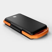 ToughTested 10000mAh Solar Power Bank, Dual Panel Portable Charger, 18W USB-C Fast Charging, LED Light, Rugged Waterproof for iPhone and Android