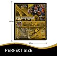 thumbnail image 3 of Football Throw Blanket Football Team Gifts Ideas for Men Women Boys Kids Sport Blanket Sofa Bed Couch Living Room 50"X 60", 3 of 6