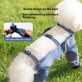 thumbnail image 4 of Billuyoard Botas antipolvo para perros con tirantes, cinco tallas, pantalones impermeables antimanchas para perros, con sujeción en el pie y la Ropa para mascotas METRO, 4 of 6