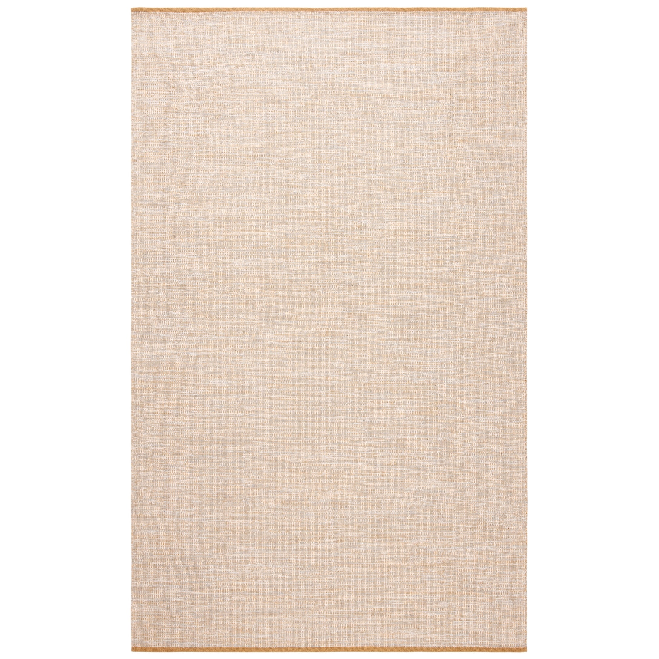 SAFAVIEH Montauk Bernadine Solid Braided Cotton Area Rug, Gold, 4' x 6'