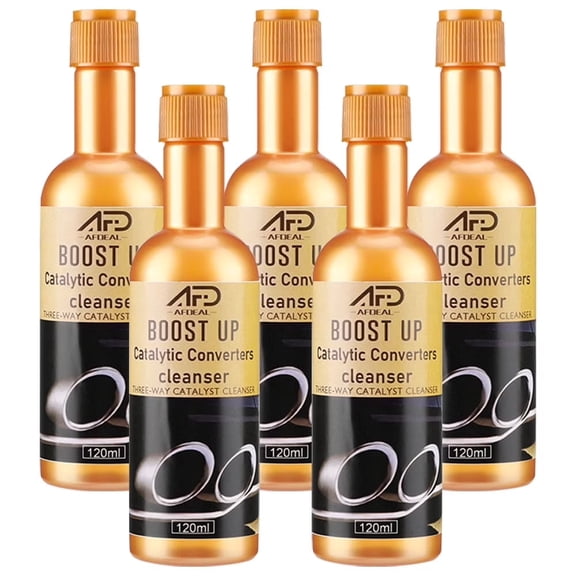 Hwallkare 5 Pack Boost Up Vehicle Engine Catalytic Converter Cleaner Three Way Catalyst Cleaner