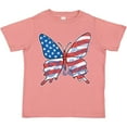 thumbnail image 3 of Inktastic Patriotic Butterfly Girls Toddler T-Shirt, 3 of 5