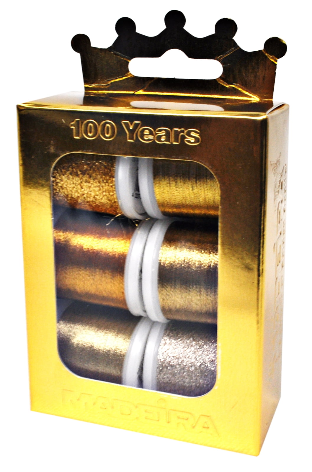 Madeira Anniversary Crown Box Metallic 40 Embroidery Thread Walmart