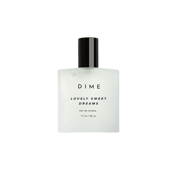 Dime Beauty Perfume Lovely Sweet Dreams, 1,7 oz / 50 ml - Cálido aroma floral y vainilla, hipoalergénico, perfume limpio, Eau de Toilette para mujeres (el embalaje puede variar)