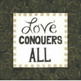 thumbnail image 2 of Shamp, Cindy 20x20 Black Ornate Wood Framed with Double Matting Museum Art Print Titled - Love Conquers All, 2 of 4