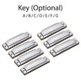 thumbnail image 2 of Suzuki 1072-B Folkmaster Standard 10-Hole Diatonic Harmonica Key of B 20 Tone for Beginner Student, 2 of 5