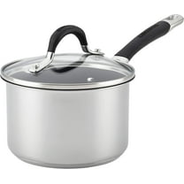 Momentum Stainless Steel Sauce Pan/Saucepan with Lid, 2 Quart, Silver