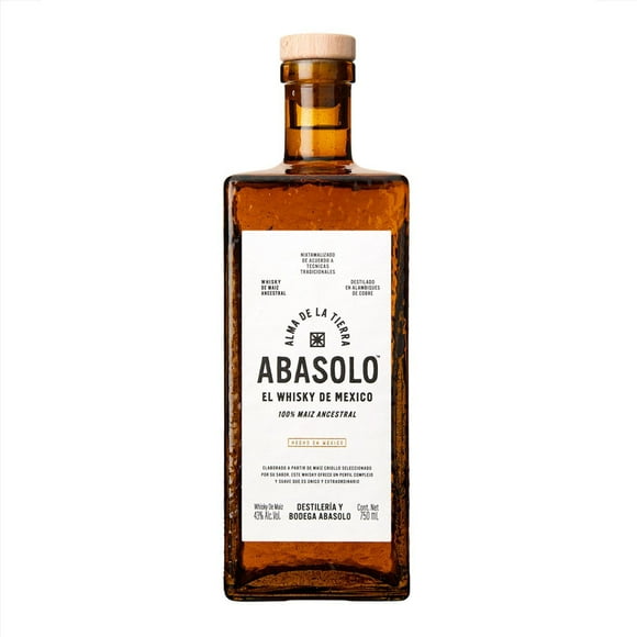 Paquete de 3 Whisky Abasolo de Maiz 750 ml