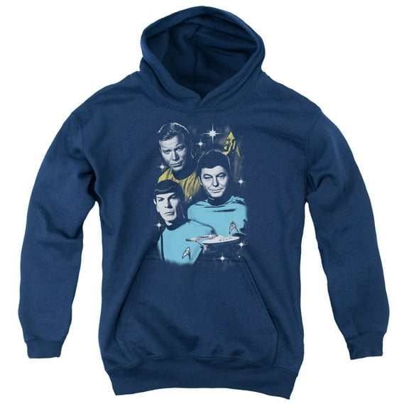 Star Trek - All Star Crew - Youth Hooded Sweatshirt - Medium