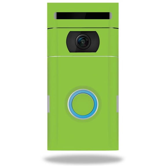 MightySkins RIVD2-Solid Lime Green Skin Decal Wrap for Ring Doorbell 2 - Solid Lime Green