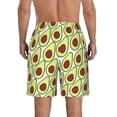 thumbnail image 3 of Kdxio Avocado Pattern Mens Casual Shorts - Drawstring Summer Beach Sports Shorts for Men, 3 of 9