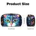thumbnail image 5 of Cat Travel Organizer Digital Pouch Charger Case Organizer Charge Cord Organizer Waterproof Oxford Cloth Electronics Organizer Bag 5.9x9.44x3.14 in., 5 of 6