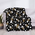 thumbnail image 4 of Throw Blanket for Couch, Honey Bees at Night Super Soft Fuzzy Comfy Warm Throw Blanket, Cuteness Lightweight Cozy Plush Flannel Blanket & Throws for Sofa and Bed All Season, 4 of 5