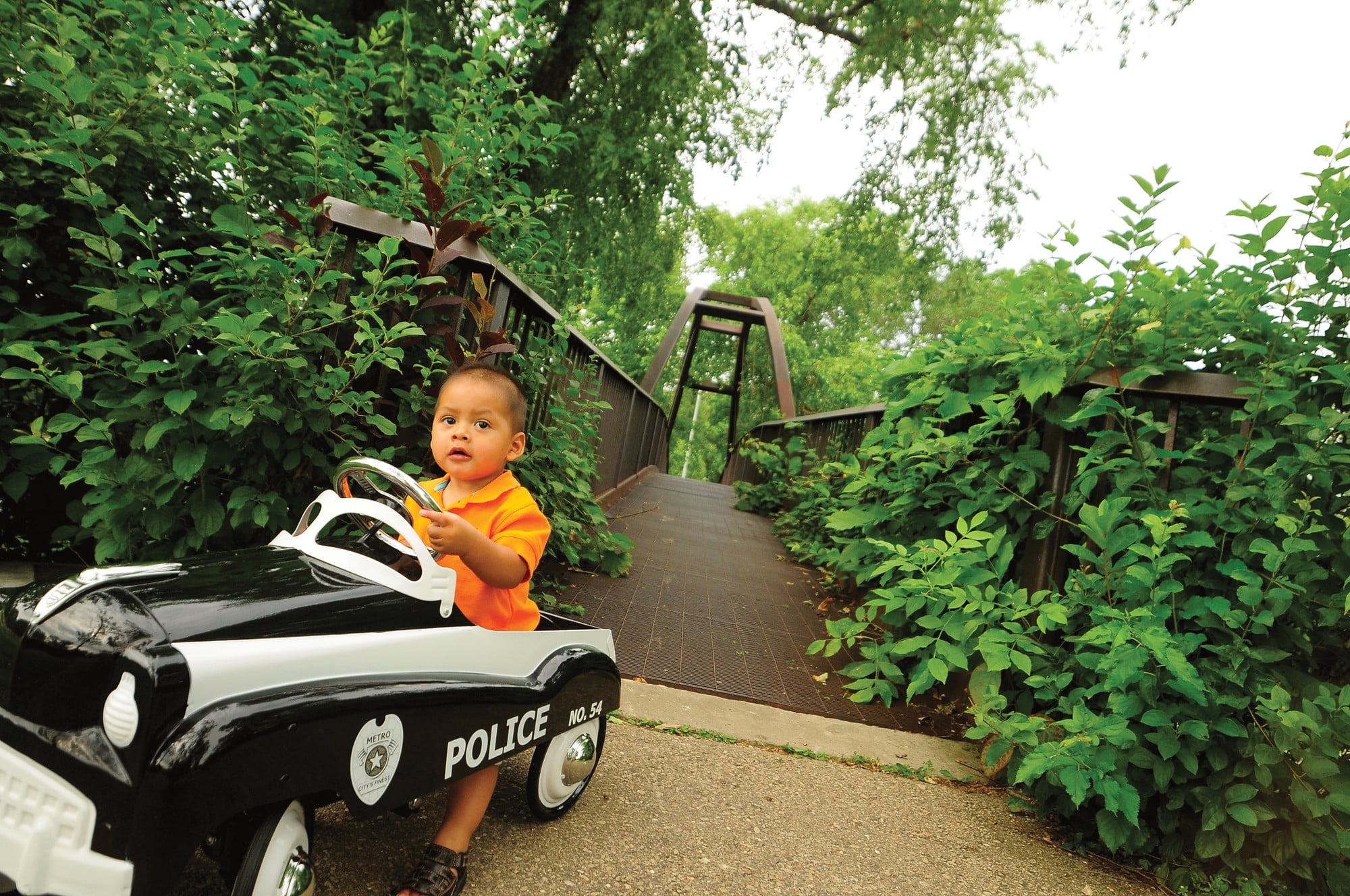 instep police pedal car