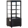 thumbnail image 1 of KFFKFF Refrigerated Display Case, 3 Cu.Ft./85L, 3-Tier, Countertop Pastry Display Case Commercial Display Refrigerator with LED Lighting, TURBO Cooling, Frost-Free Air-Cooling, 1 of 9