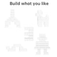 thumbnail image 5 of Bloque De Ladrillos A Granel Clásico 2X4 Ladrillo De Construcción De 200 Piezas Transparencia Total Compatible Con Piezas Y Piezas Lego 3001 Juego Creativo - Compatible Con Las Principales Marcas(Colo, 5 of 5