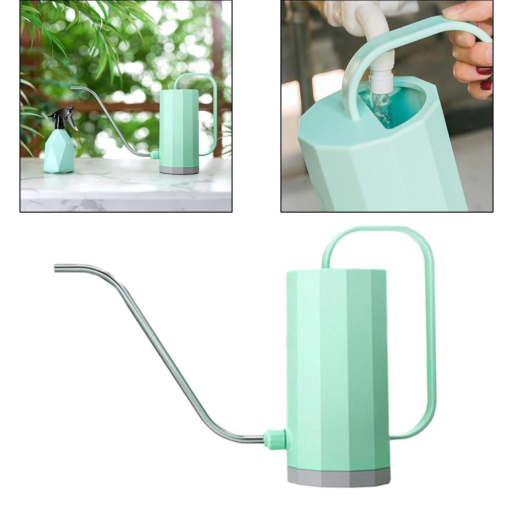Plant Watering Can Small Water Pot Candy Color Detachable for Outdoor Indoor Flowers Bonsai Cactus Airplants House Plants Gardening green