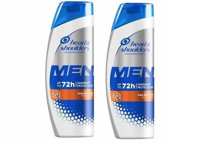 Head & Shoulders Men Hair Booster with caffeine Shampoo - 400 ML, 2pack