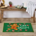 thumbnail image 2 of Holiday Collection Gingerbread Man Area Rug, 3' x 2', 2 of 5