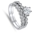 thumbnail image 4 of CHOOSE YOUR COLOR Clear CZ Solitaire Ring .925 Sterling Silver Band White Jewelry Female Size 9, 4 of 4