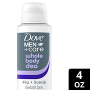 Dove Men+Care Whole Body Deodorant for Men Fig & Suede, 4 oz