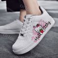 thumbnail image 3 of Zapatos informales de Hello kitty para mujer, zapatillas de plataforma para hombre, zapatos de kateboarding de moda, zapatos casuales para estudiantes de graffiti 3D, presente, 3 of 5