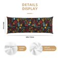 thumbnail image 2 of Naloa BBQ Barbecue Grill Super Soft 20x60 Body Pillow Case,Long Side Hidden Zipper（PILLOWS ARE NOT INCLUDED）, 2 of 6