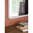 thumbnail image 6 of Signature Design by Ashley Brocky Accent Wall Mirror, White, Rectangular Metal Framed Mirror for Bathroom, Entryway or Living Room, 6 of 6