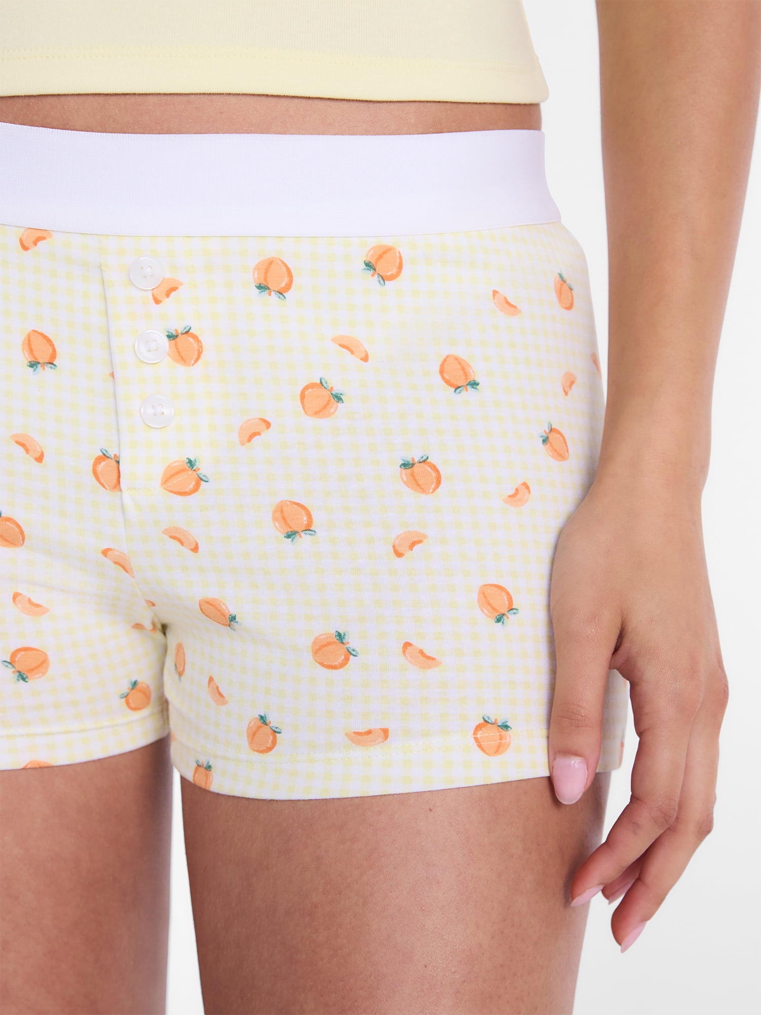 No Boundaries Sleepwear Ribbed Tank Top and Boxers Set from our Cloud Core Collection, 2 Piece, Women’s and Women’s Plus XXS-3X