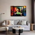 thumbnail image 5 of Wolf of Wall Street Abstract Pastel Black Floating Canvas Poster Bedroom Decor Sports Landscape Office Room Decor Gift,Frame-style,24x36inch(60x90cm), 5 of 8