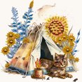 thumbnail image 1 of Kit Con Forma Especial Parcial DIY 5D para Acampar Al Aire Libre 30x30cm, 1 of 9